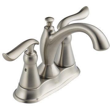 Delta Linden 2-Handle Tract-Pack Centerset Faucet, Stainless Steel