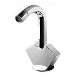Fantini 5962SU Venezia One-Hole Bidet Set Hexagonal Spout - Bidet Faucets