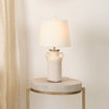 Piper Ceramic Table Lamp, Cream