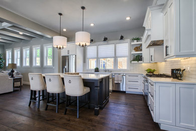 Example of a transitional kitchen design in Jacksonville