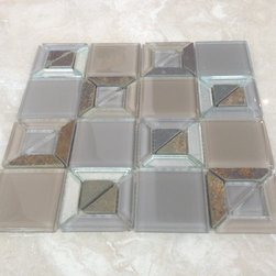 Triangle Pattern Rocky Mountain Mosaic - Tile