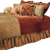 AICO Woodside Park 13-pc King Comforter Set in Spice
