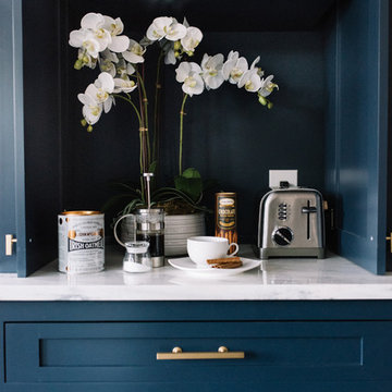 Navy Blue Kitchen Design, Alexandra Lauren Interior Design, Jackson, Tennessee