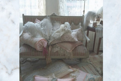 Inspiration for a shabby-chic style home in Other.