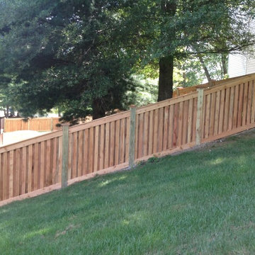 Cedar Shadow box fence