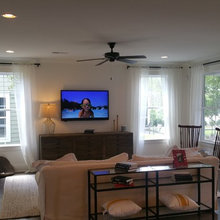 Console Table With Electric Fireplace