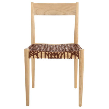 Rufus Dining Chair Set of 2 Cognac / Natural