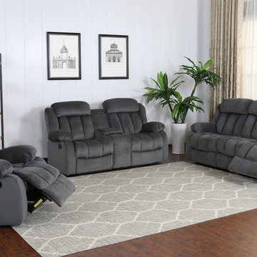 Sunset Trading Madison 3 Piece Reclining Living Room Set