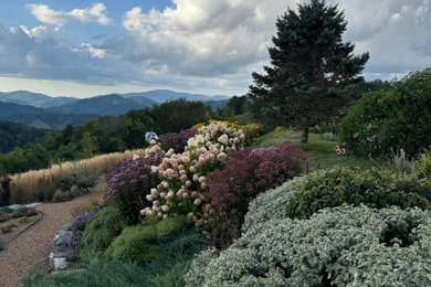 Inspiration for an eclectic full sun landscaping in Charlotte.