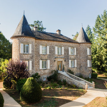 Vue extérieure du château