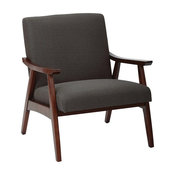 Office Star Ave Six Davis Chair, Klein Azure, Klein Charcoal
