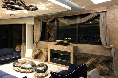 Eclectic home design photo in Miami