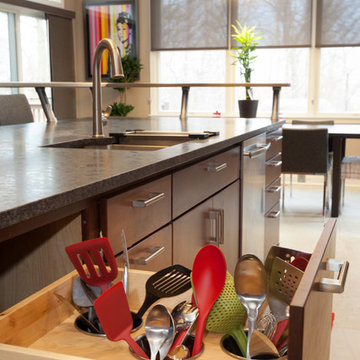 Utensil Storage - Organized and concealed
