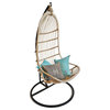 Bamboo Hanging Scoop Chair