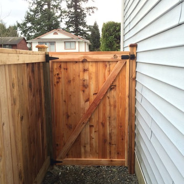 Surrey Townhome Complex Fence & Retaining Wall