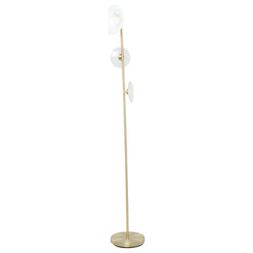 Gold Iron Modern Floor Lamp, 67x10x10 050246