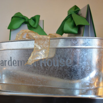 Monogrammed ice bucket