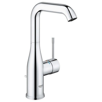 Grohe 23 486 A Essence 1.2 GPM 1 Hole Bathroom Faucet - Starlight Chrome