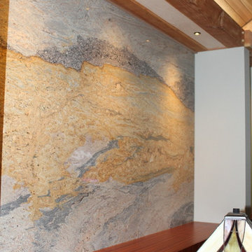 Living Room with African Juparana Gold Granite from Namibia