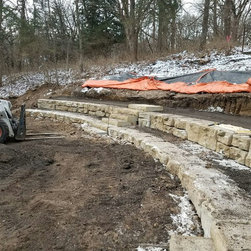 Amphitheater Retaining wall install - Products