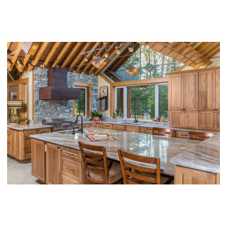 River Retreat Kitchen - Rustic - Kitchen - Other - by Creative Kitchen ...
