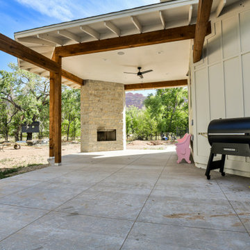 Rear Covered Patio