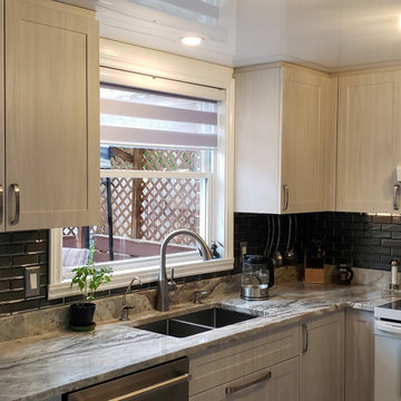 Thermoplastic kitchen with shaker doors