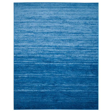 Safavieh Adirondack Collection ADR113 Rug, Light Blue/Dark Blue, 10'x14'