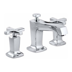 KOHLER - Kohler Margaux Widespread Bathroom Faucet, Cross Handles, Polished Chrome - Bathroom Sink Faucets