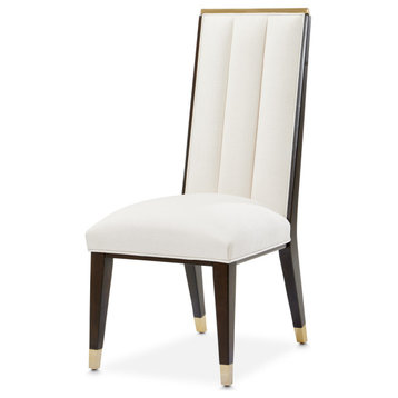 Belmont Place Dining Side Chair, Set of 2 Cream/Espresso