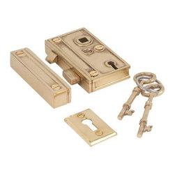 Restorers 1 3/8 Inch Backset Rim Lock - Door Locks