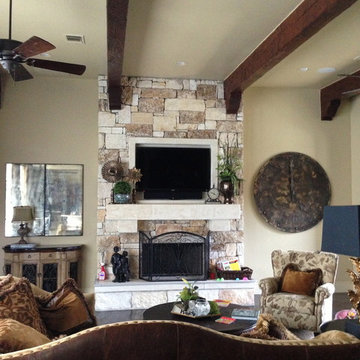 Traditional Family Room moving towards Transitional FR