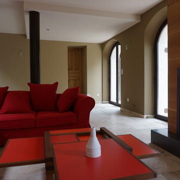 Rénovation d'une bergerie dans les Corbières - Mise en couleur