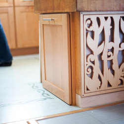 Teak and Maple Chairs - Kitchen Cabinetry
