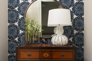 Beach style entryway photo in Minneapolis