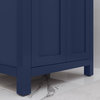Myra 24 In. Integrated Ceramic Sink Top Vanity in Monarch Blue with Faucet