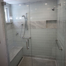 Hallway Bath Glass Walls