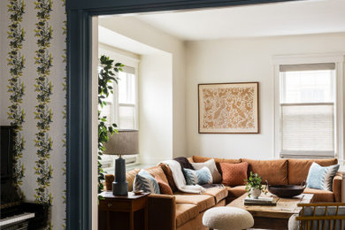 Inspiration for a family room remodel in Boston