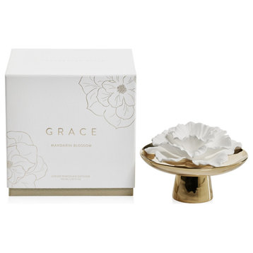 Grace Porcelain Diffuser, Mandarin Blossom