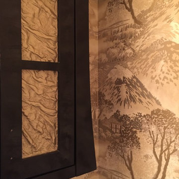 Japanese Inspired Powder Bathroom