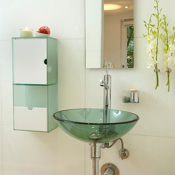 By J Design Group – Powder Room - Miami Interior Designers – Contemporary