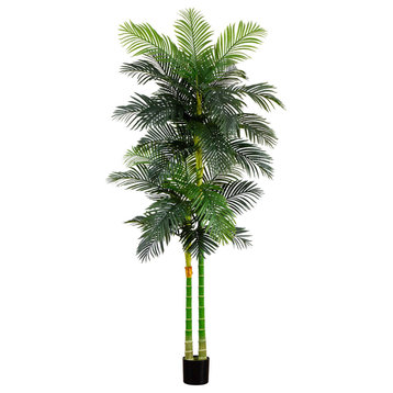 9ft. Artificial Double Golden Cane Palm Tree