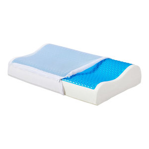 Comfort Contour Cool Gel Memory Foam Pillow Contemporary Bed