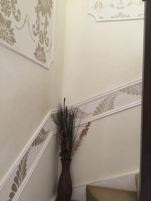 I have an old fashioned dado rail in hall and up stairway how do I mak