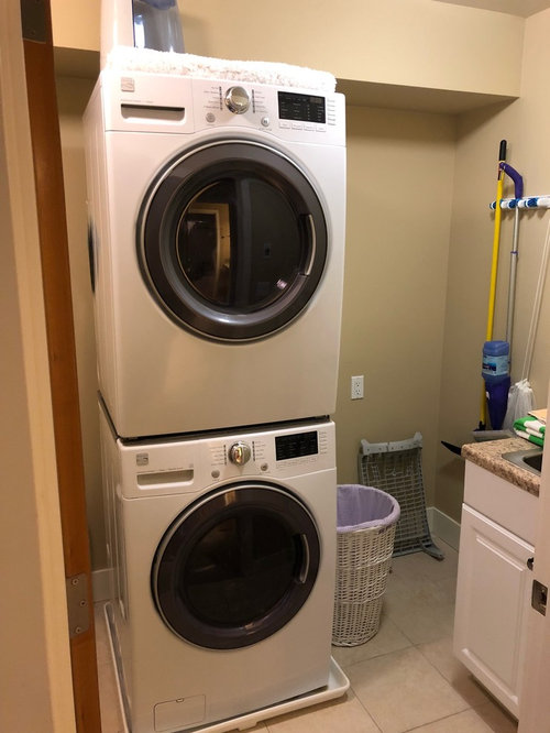 Move washer & dryer position in the laundry room