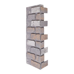 174-33-CHICAGO BRICK CORNER 33"H X 8"W X 3/4"D - Wall Panels
