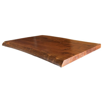 Solid Wood Live Edge Coffee Table Top - Desk - Pub Dining - Tabletop 48"