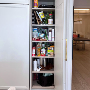 Before: A Jumbled Pantry in Need of a Glow-Up