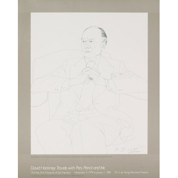 David Hockney, Sir John Gielgud, Artwork