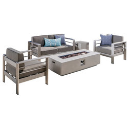 Contemporary Outdoor Lounge Sets by GDFStudio